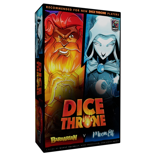 Dice Throne: Barbarian v. Moon Elf