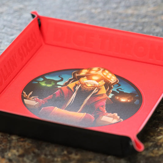Dice Throne: Dice Tray - Mad King (Red)