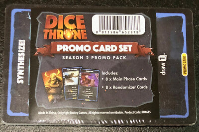 Dice Throne: Promo Card Set - Season 2