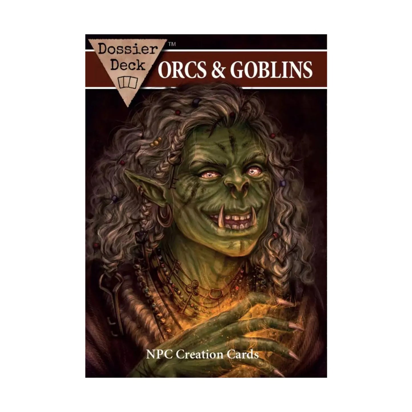 Dossier Deck: Orcs & Goblins - NPC Creation Cards