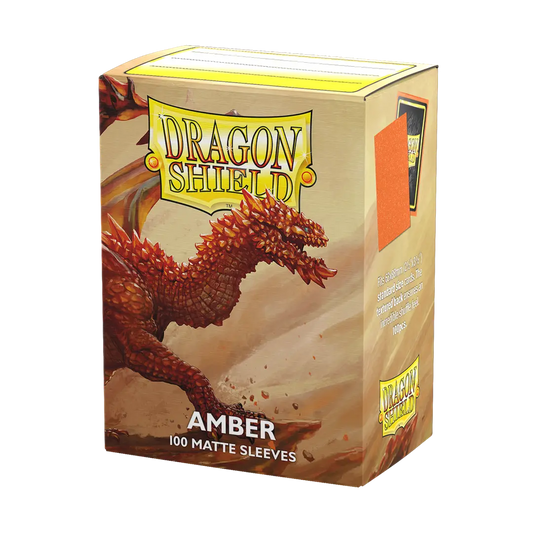Dragon Shield: Amber Matte Sleeves (100)