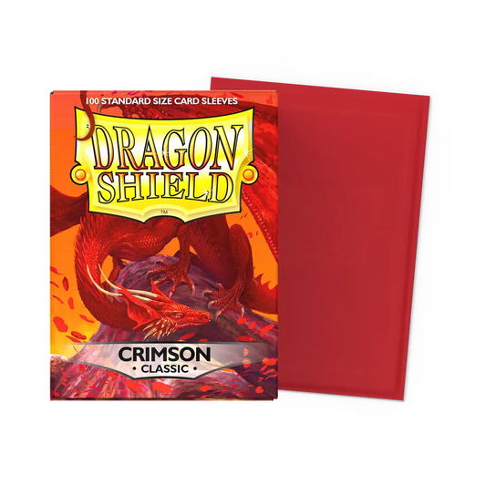 Dragon Shield: Crimson Classic Standard Card Sleeves (100)