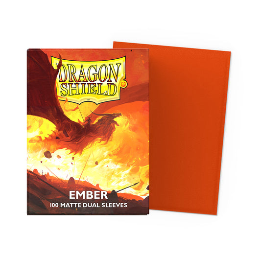 Dragon Shield: Ember Matte Dual Sleeves (100)