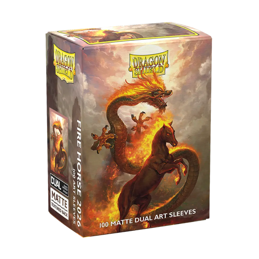 Dragon Shield: Fire Horse Matte Dual Art Sleeves (100)