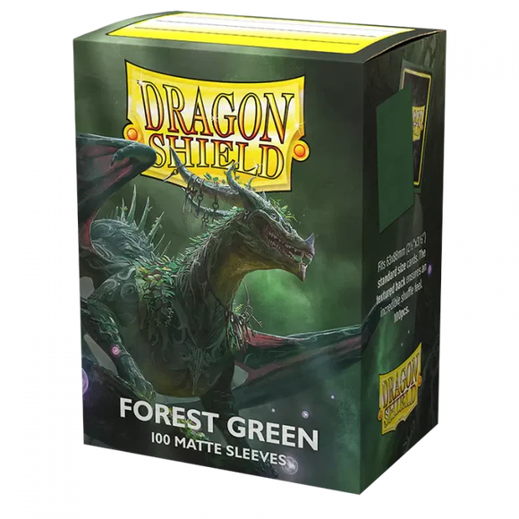 Dragon Shield: Forest Green Matte Sleeves (100)