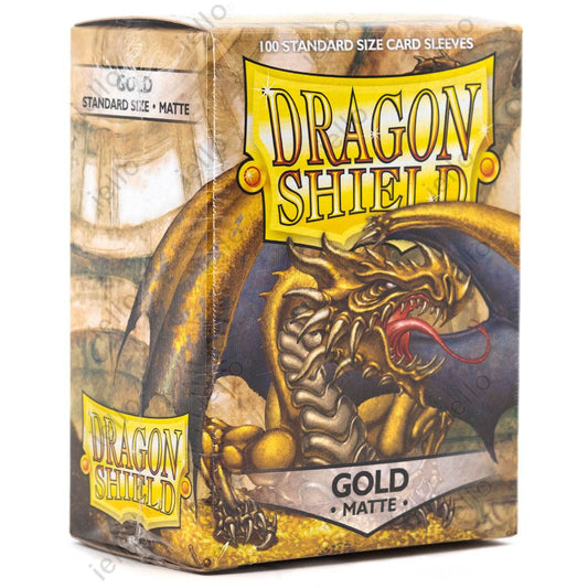 Dragon Shield: Gold Matte Standard Sleeves (100)
