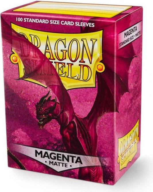 Dragon Shield: Magenta Matte Standard Sleeves (100)