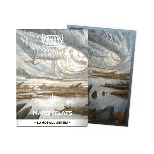 Dragon Shield: Magic the Gathering Landfall Series Matte Dual - Marsh Flats (100)