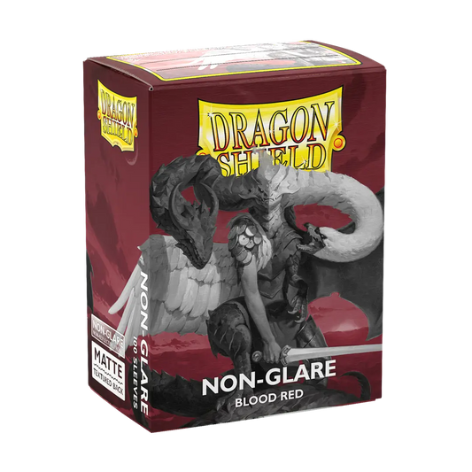 Dragon Shield: Non-Glare Blood Red Matte Sleeves (100)