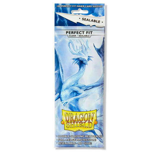 Dragon Shield: Perfect Fit Inner Card Sleeves (63x88mm, 100 Sleeves)