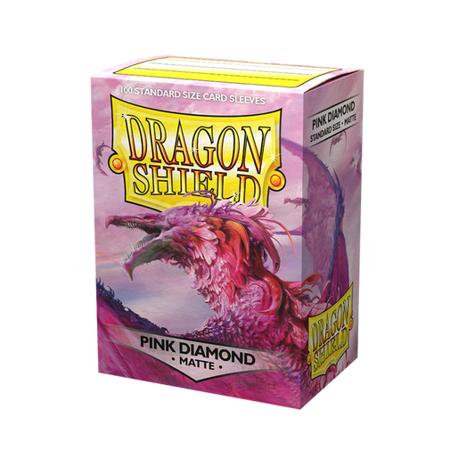 Dragon Shield: Pink Diamond Matte Standard Card Sleeves (100)