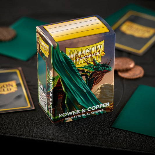 Dragon Shield: Power & Copper Matte Dual Sleeves (100)