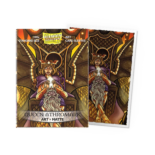 Dragon Shield: Queen Athromark Art Matte Sleeves (100 Sleeves)