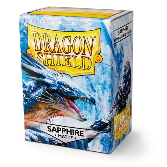 Dragon Shield: Sapphire Matte Standard Sleeves (100)