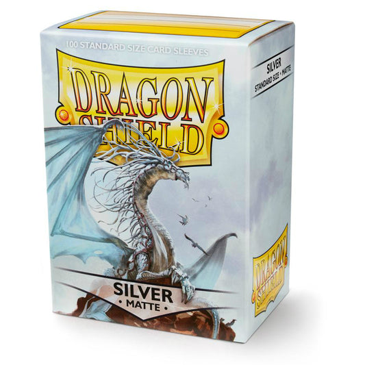 Dragon Shield: Silver Matte Standard Sleeves (100)