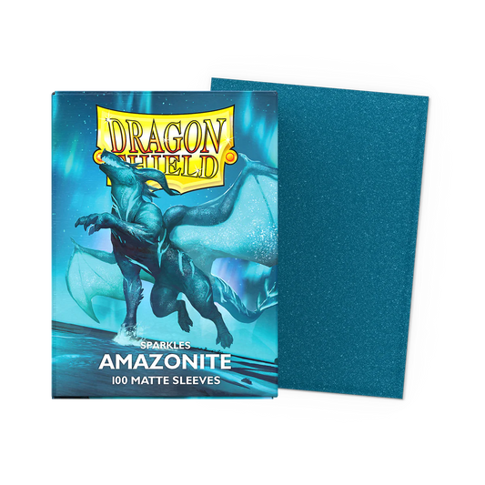 Dragon Shield: Sparkles Amazonite Matte Standard Sleeves (100)