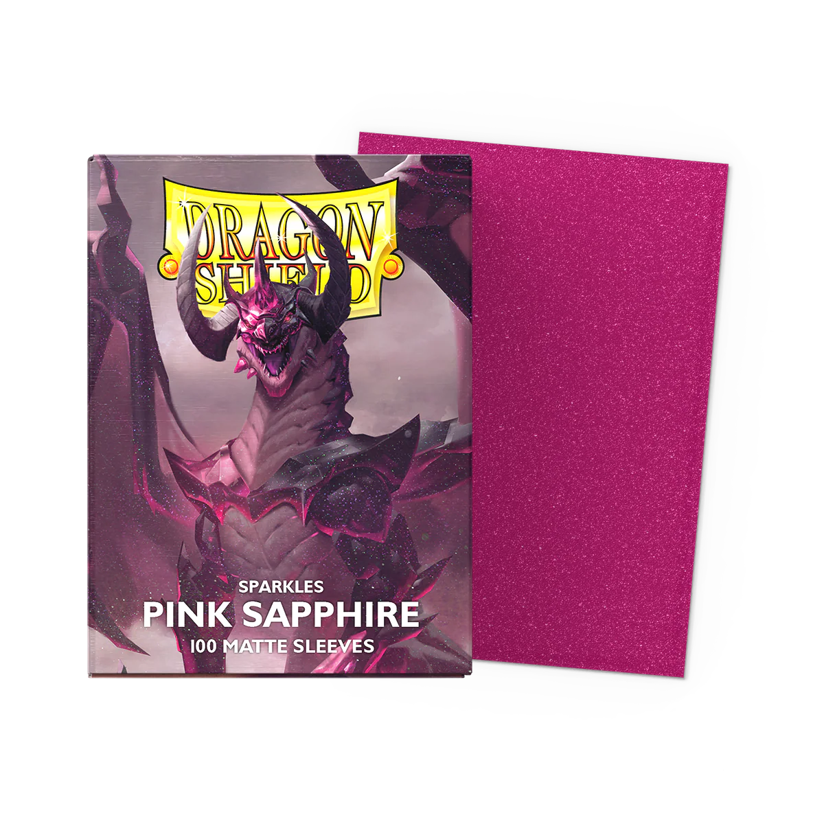 Dragon Shield: Sparkles Pink Sapphire Matte Standard Sleeves (100)