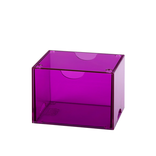 Dragon Shield: Strongbox 100+ Card Deck Box - Clear Purple