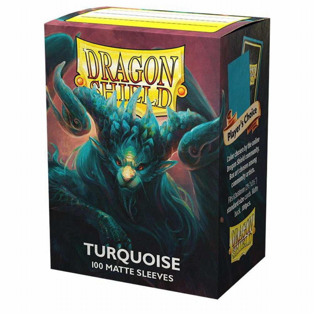 Dragon Shield: Turquoise Matte Sleeves (100)