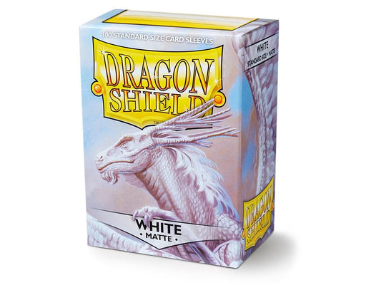 Dragon Shield: White Matte Standard Sleeves (100)