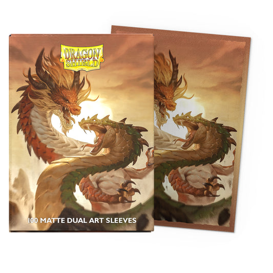 Dragon Shield: Wood Snake 2025 Matte Dual Art (100 Sleeves)