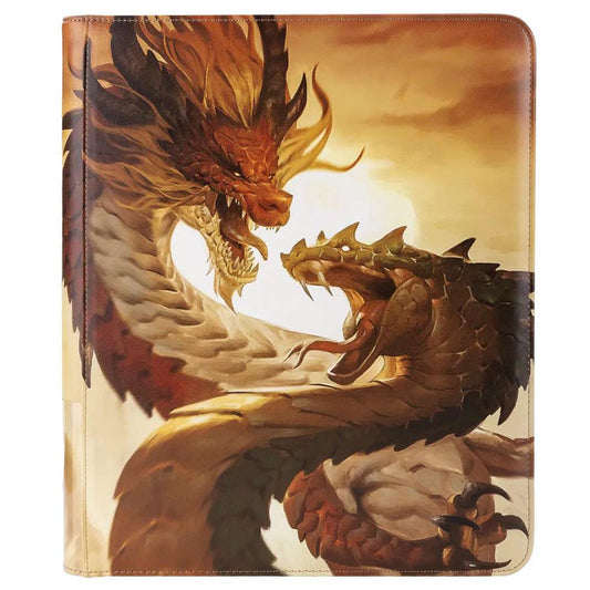 Dragon Shield: Wood Snake Zipster Binder