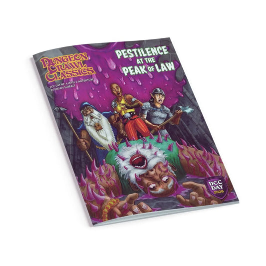 Dungeon Crawl Classics: Pestilence at the Peak of Law (DCC Day 2026)