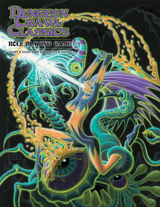 Dungeon Crawl Classics: Rulebook - Erol Otis Cover