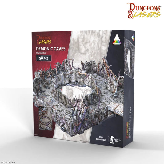 Dungeons & Lasers: Demonic Caves (Pre-Painted)
