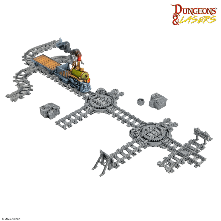 Dungeons & Lasers: Dwarven Train Set