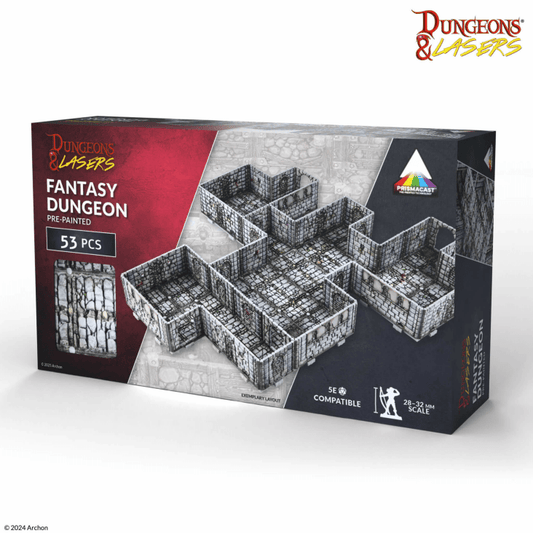 Dungeons & Lasers: Fantasy Dungeon (Pre-Painted)
