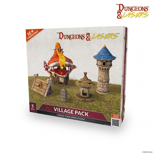 Dungeons & Lasers Miniatures: Village Pack