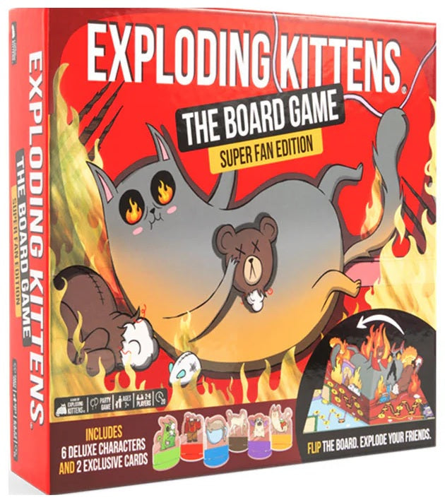 Exploding Kittens: The Board Game - Super Fan Edition