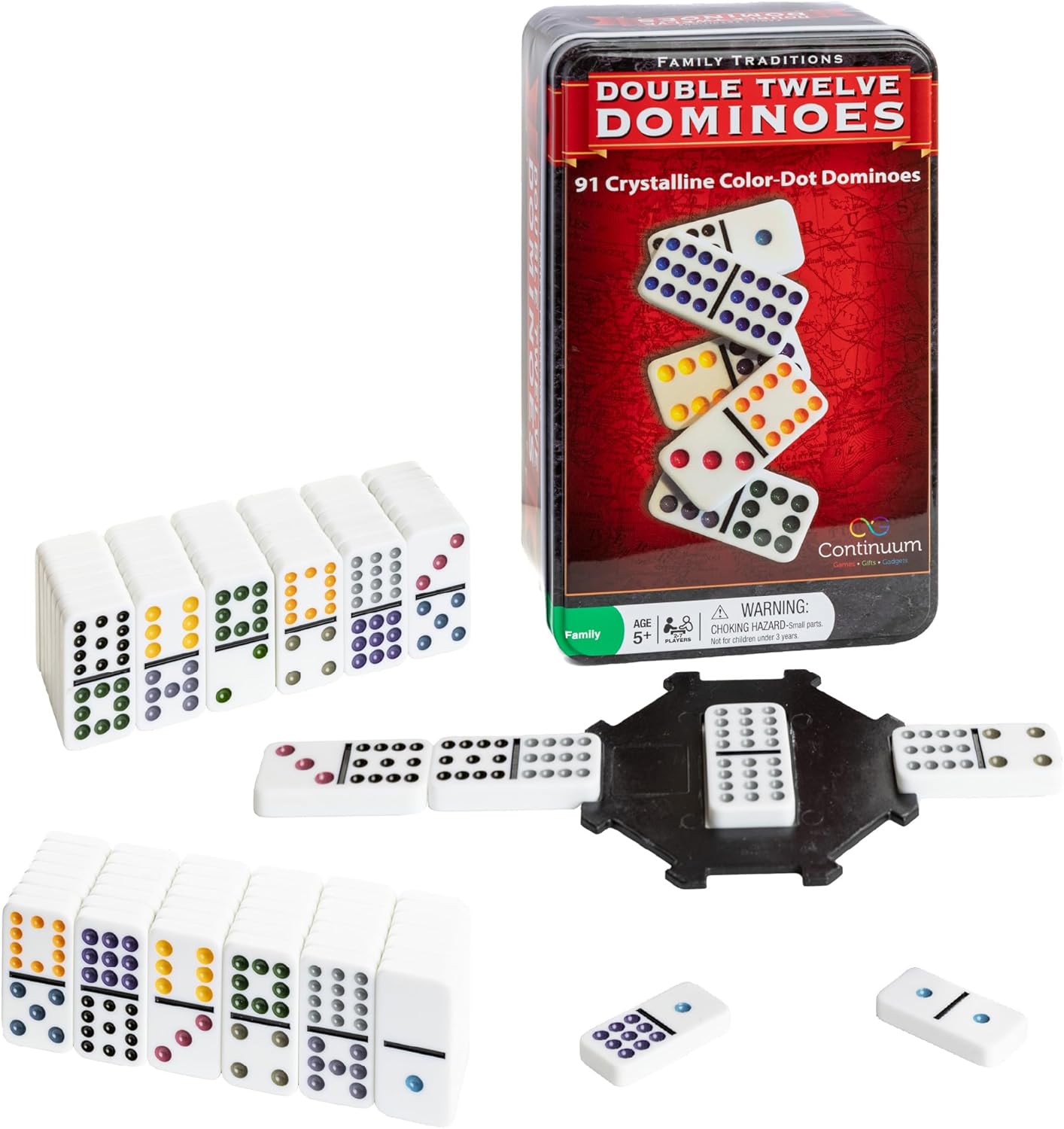 Family Traditions : Double Twelve Dominoes