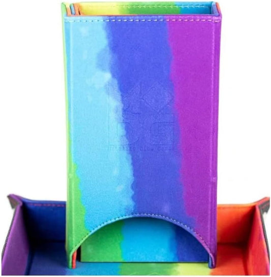 FanRoll: Fold Up Dice Tower (Rainbow)