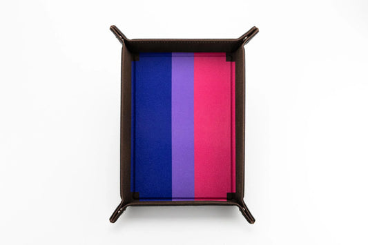 Bisexual Flag Fold up Dice Tray