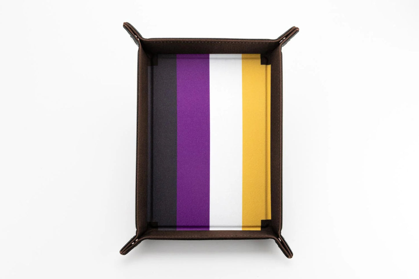 Nonbinary Flag Fold-Up Dice Tray