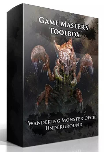 Game Master's Toolbox: Wandering Monsters Deck - Underground