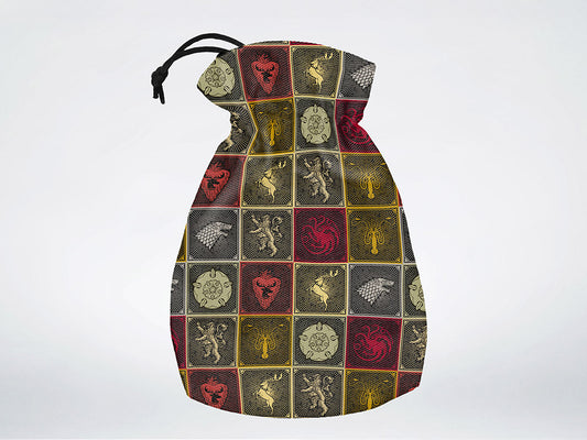 Game of Thrones: Sigils Pattern Dice Pouch
