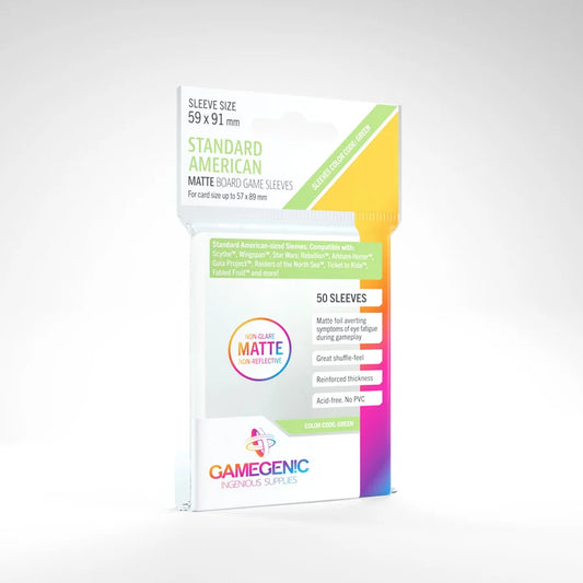 GameGenic: Matte Standard American Sleeves (50)