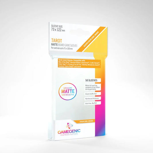 GameGenic: Matte Tarot Sized Card Sleeves