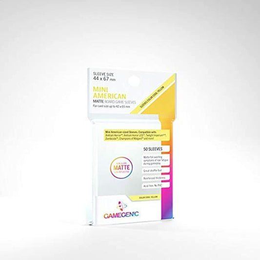 GameGenic: Mini American Matte Board Game Sleeves (44x67mm, 50 Sleeves)