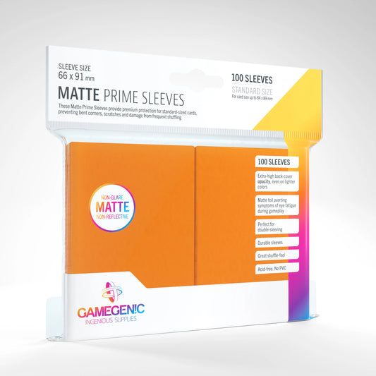 GameGenic: Matte Orange (100 Sleeves)