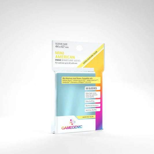 GameGenic: Mini American Prime Board Game Sleeves (44x67mm, 50 Sleeves)