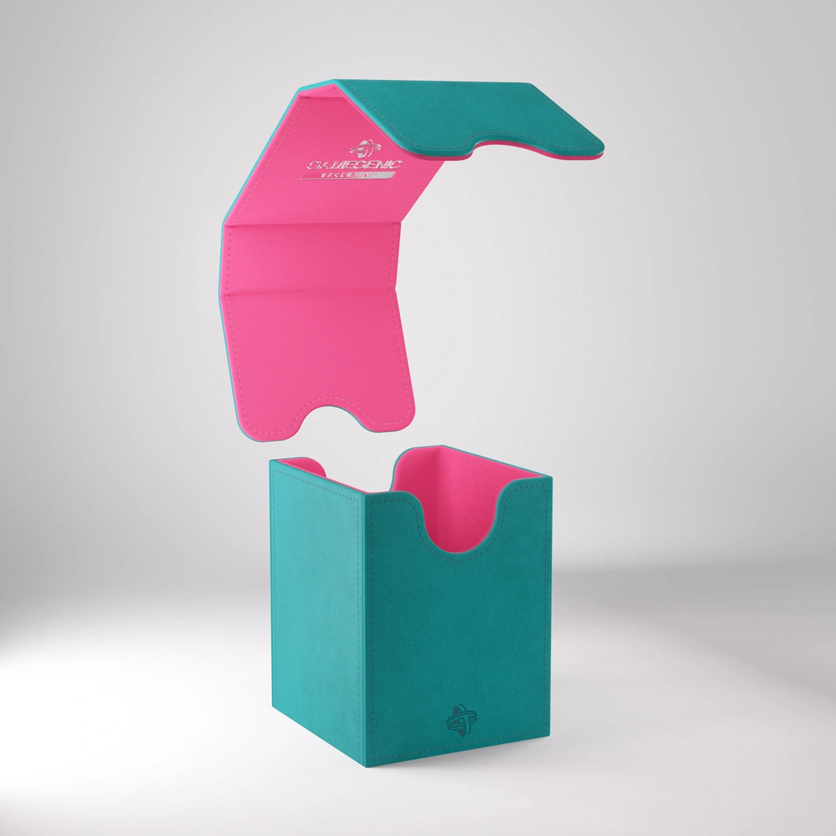 Gamegenic Squire 100+ XL Convertible Deck Box (Teal/Pink)