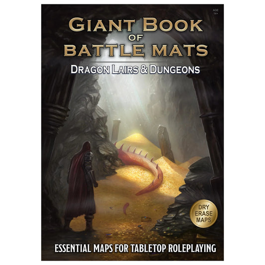 Giant Book of Battlemats: Dragon Lairs & Dungeons