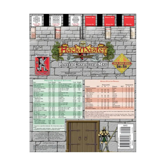 HackMaster: Player Character Mat
