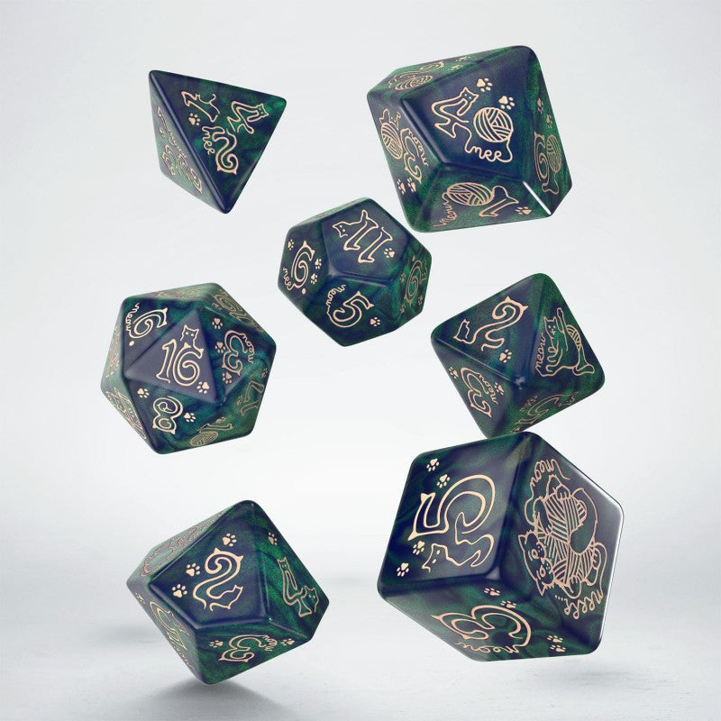 Jumbo Cats Dice Set (Whiskers)