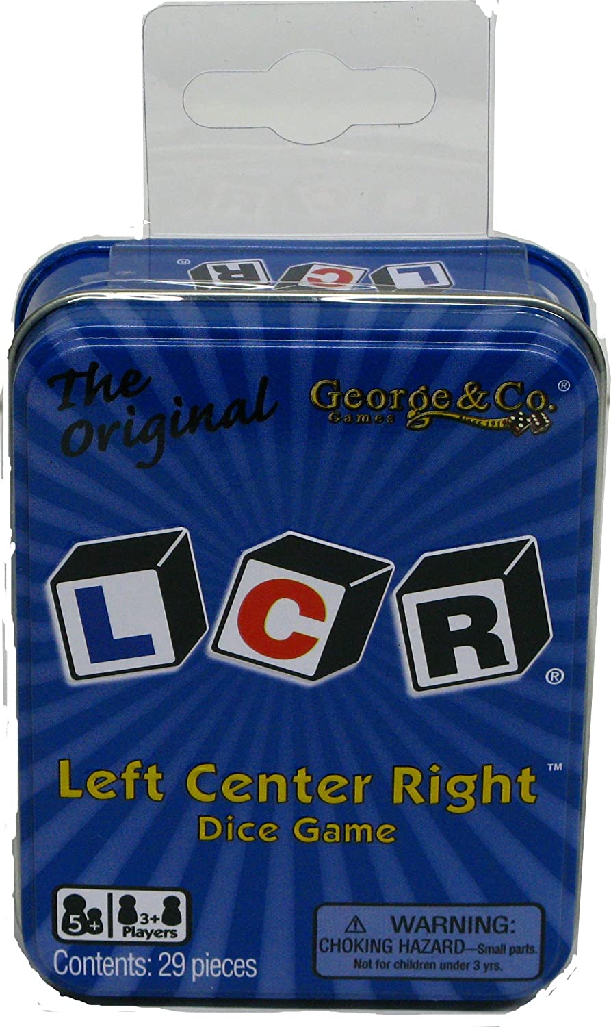 Left Center Right Dice Game (Tin Container)