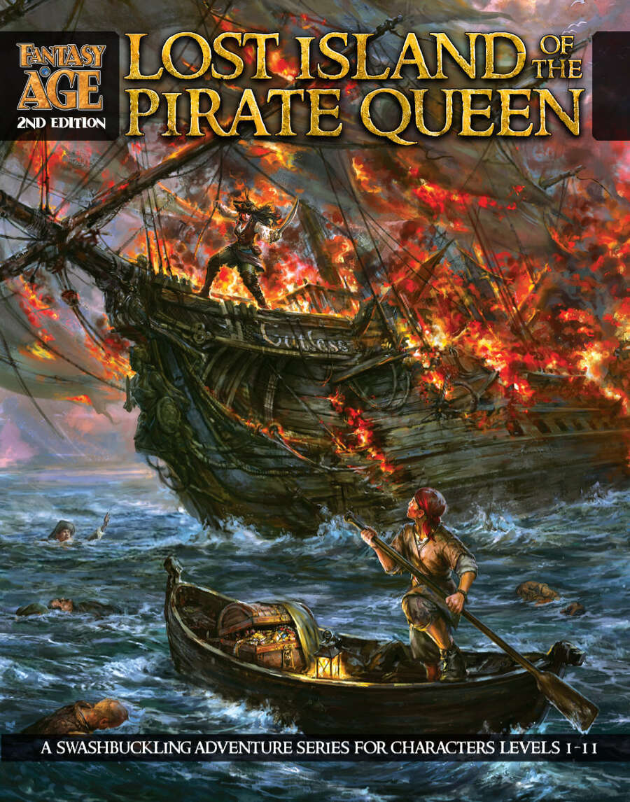 Lost Island of the Pirate Queen (Fantasy Age 2nd Edition)